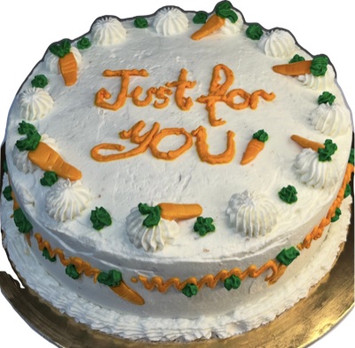 Moist Carrot Cake with cream cheese frosting